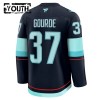 Seattle Kraken Dresy Fanatics Premium Yanni Gourde 2024-25 Navy Domácí - Dětské